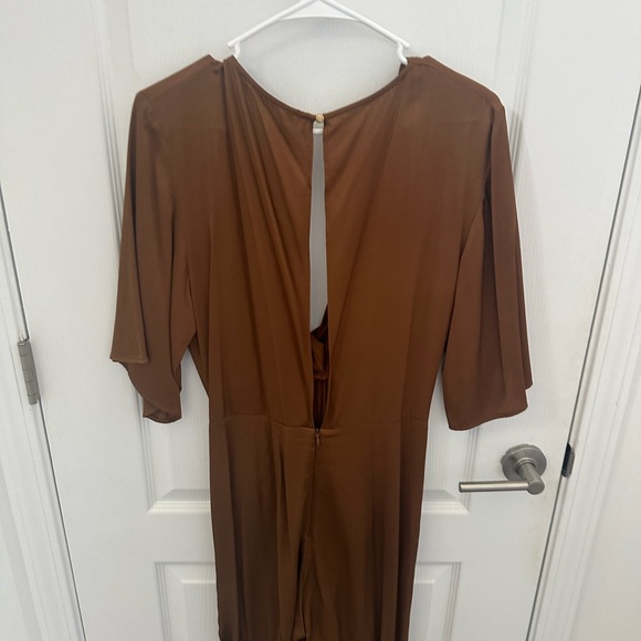 Zara Elegant Brown Jumpsuit Size S - Picture 8 of 8